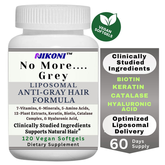 liposomal glutathione grey hair How to Prevent Grey Hair with Glutathione main image 0