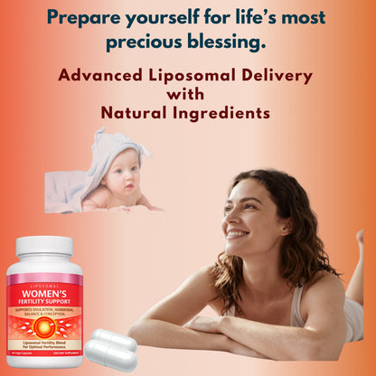 Nikoni Liposomal Female Fertility Support, Reproductive Wellness & Hormonal Balance, Liposomal Delivery, 90 Vegan Softgels